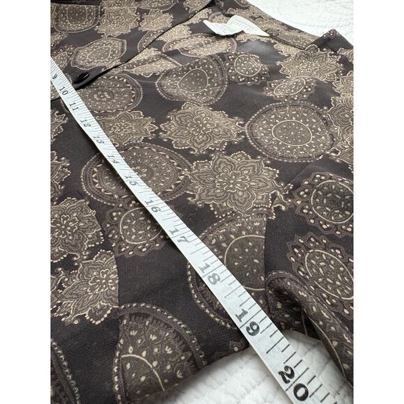 Vtg Express Sheer Maxi Dress Sz 9/10 Paisley 90s Whimsigoth Forest Fairy - Picture 4 of 5